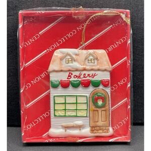 Russ Berrie Christmas Ornament Glazed Bisque Dillards Style 9371G Bakery